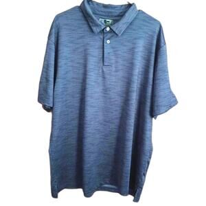 PGA tour Men's Motionflux 360 short sleeve black shirt XL